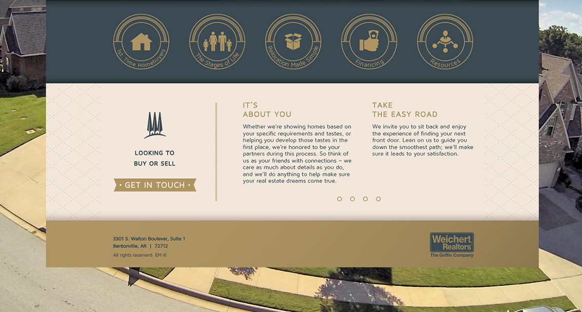 Close-up of page text for District III homepage.